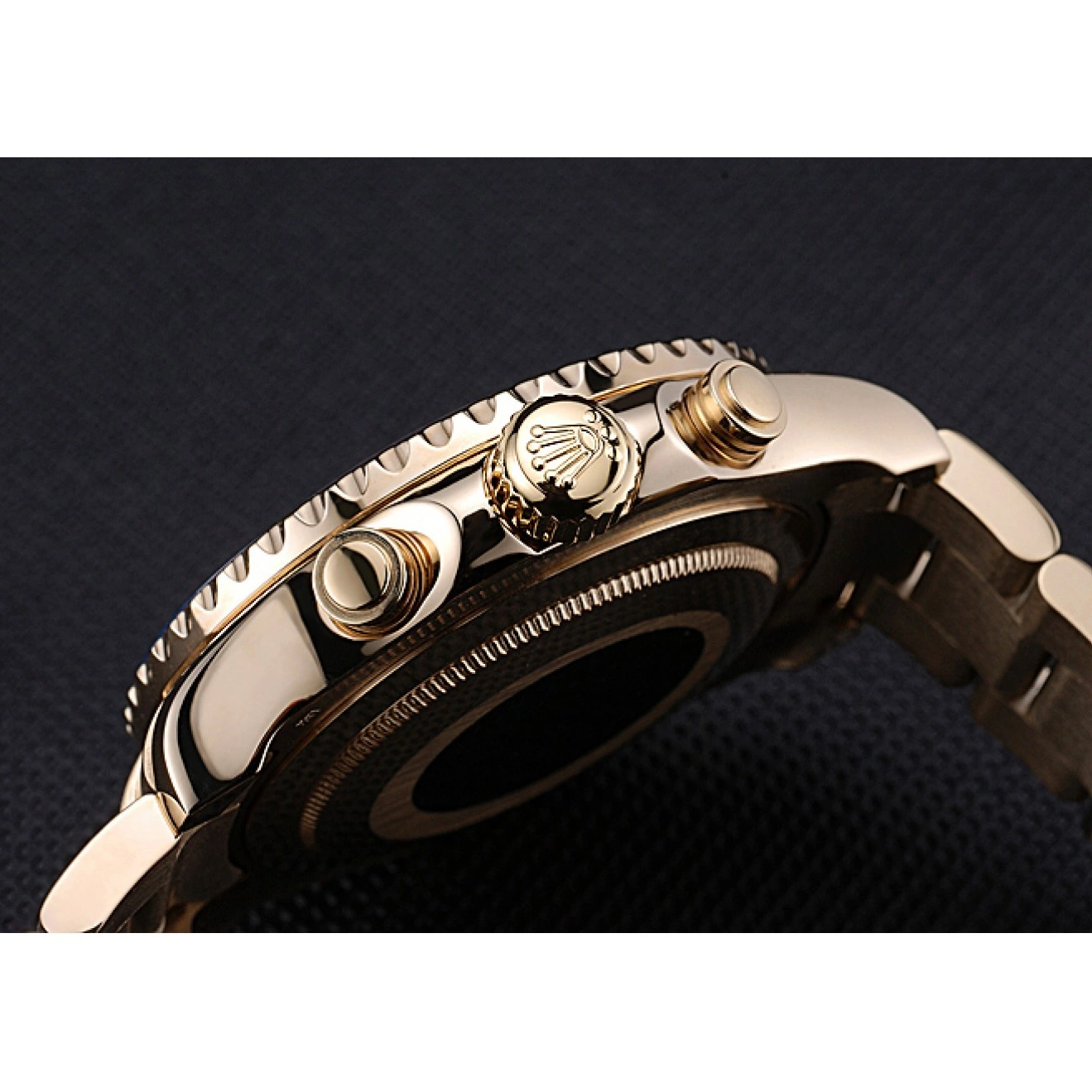 Aaa replica Yachtmaster Dial II Rolex Blue Bezel White 622271 Bracelet Gold 0603